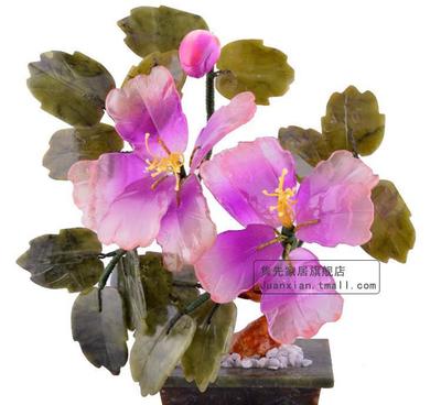 易水堂植物 以玉石為韻，裝點(diǎn)生活之美——探秘義烏小商品批發(fā)的天然玉石裝飾盆景